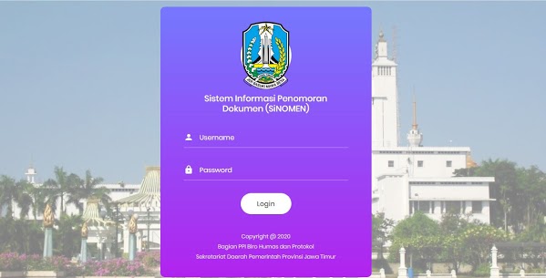 siNOMEN - Sistem Informasi Penomoran Dokumen
